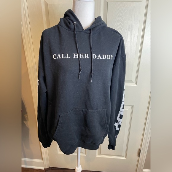 Champion barstool sports Call Her Daddy Black Hoodie - Picture 2 of 14